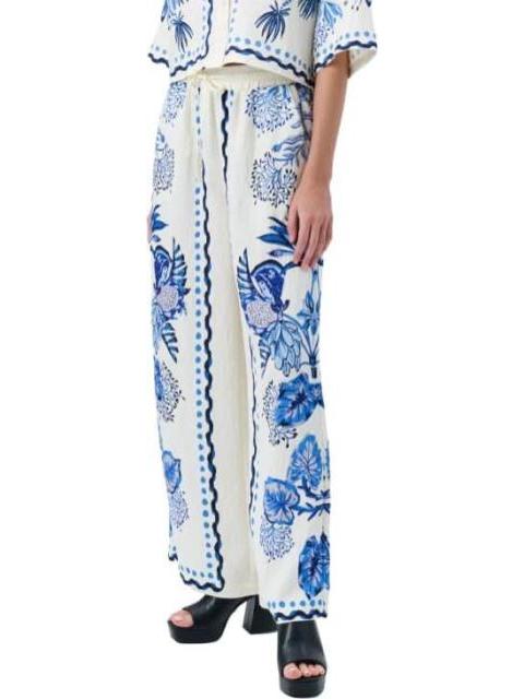 PANTALON VISCOSA BEIGE/HUESO HOLLY LAND - Imagen 4