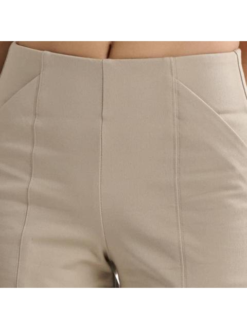 PANTALON WIDE LEG BEIGE HOLLY LAND - Imagen 6
