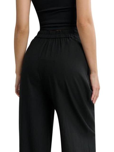 PANTALON WIDE LEG NEGRO HOLLY LAND - Imagen 6