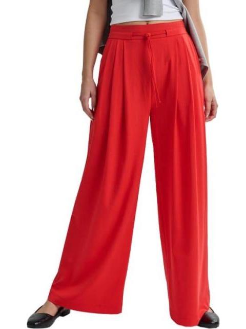 PANTALON WIDE LEG ROJO HOLLY LAND - Imagen 2