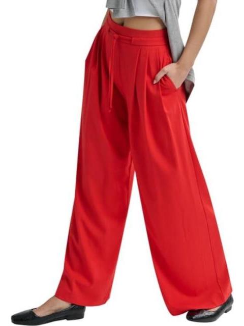 PANTALON WIDE LEG ROJO HOLLY LAND - Imagen 3