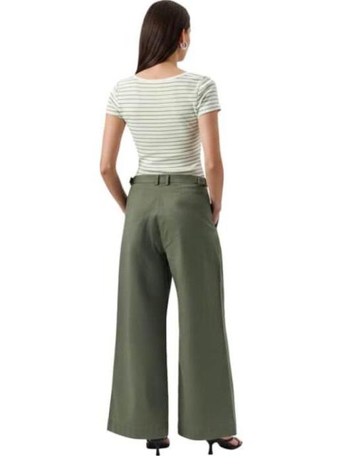 PANTALON WIDE LEG VERDE HOLLY LAND - Imagen 5