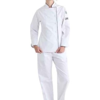 PANTALONROPA DE CHEF DAMA BLANCO VITTORIO II