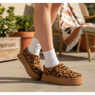 PANTUFLA ANIMAL PRINT CAFE LOVE TO LOUNGE