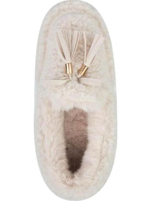 PANTUFLA CON BORREGA BEIGE SHOSH CONFORT - Imagen 3