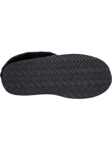 PANTUFLA PELUCHE NEGRO LOVE TO LOUNGE - Imagen 4