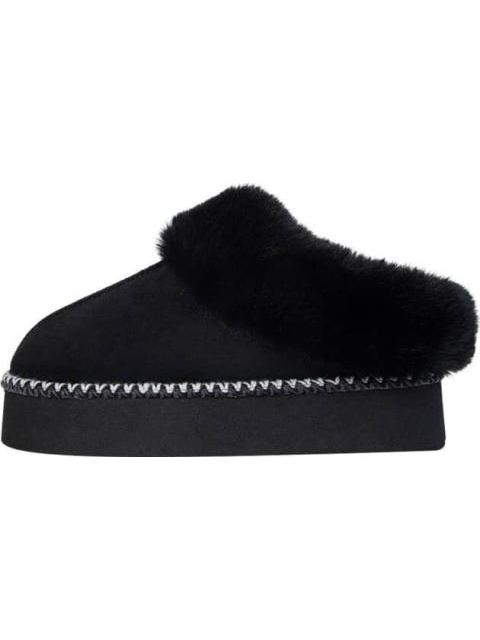 PANTUFLA PELUCHE NEGRO LOVE TO LOUNGE - Imagen 5