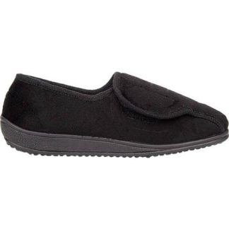 PANTUFLA CON VELCRO NEGRO SHOSH CONFORT