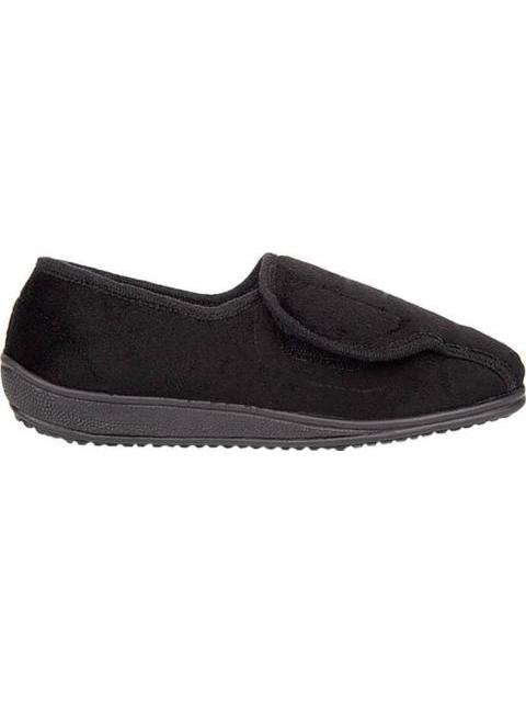 PANTUFLA CON VELCRO NEGRO SHOSH CONFORT