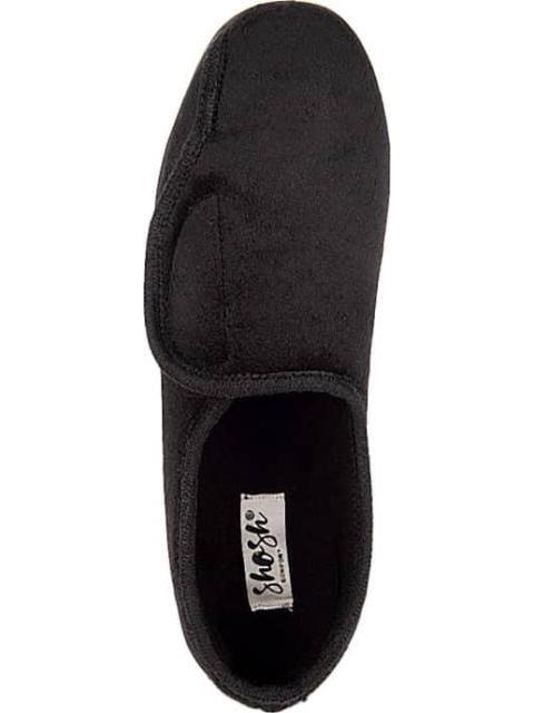 PANTUFLA CON VELCRO NEGRO SHOSH CONFORT - Imagen 3