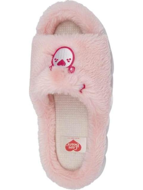 PANTUFLA OSITOS CARIÑOSITOS PELUCHE CONFORT ROSA CARE BEARS - Imagen 3