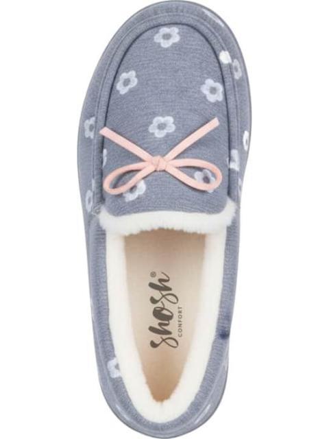 PANTUFLA PELUCHE GRIS SHOSH CONFORT - Imagen 3