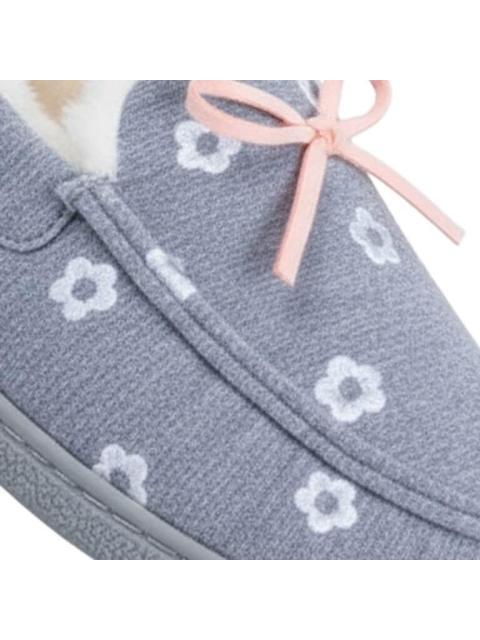 PANTUFLA PELUCHE GRIS SHOSH CONFORT - Imagen 6