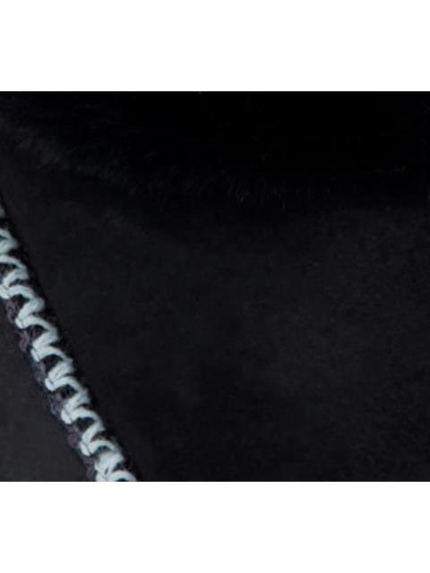 PANTUFLA PELUCHE NEGRO LOVE TO LOUNGE - Imagen 7
