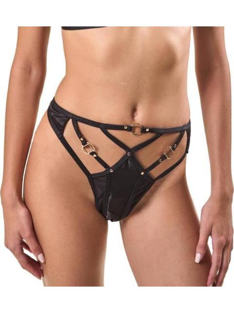 PANTY CON APLICACIONES METALICAS NEGRO LOVE TO LOUNGE - Imagen 2