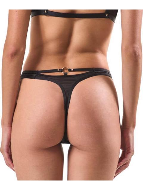 PANTY CON APLICACIONES METALICAS NEGRO LOVE TO LOUNGE - Imagen 4