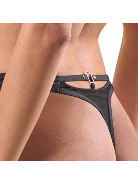 PANTY CON APLICACIONES METALICAS NEGRO LOVE TO LOUNGE - Imagen 6