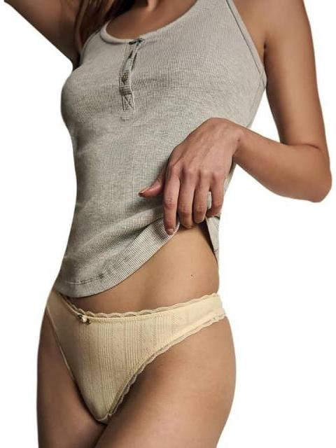 PANTY SET DE 2 PIEZAS BRAZILAIN AMARILLO LOVE TO LOUNGE