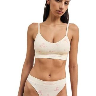 PANTY SET DE 2 PIEZAS BRAZILIAN CREMA LOVE TO LOUNGE