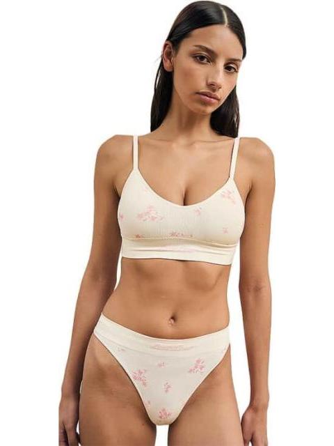 PANTY SET DE 2 PIEZAS BRAZILIAN CREMA LOVE TO LOUNGE