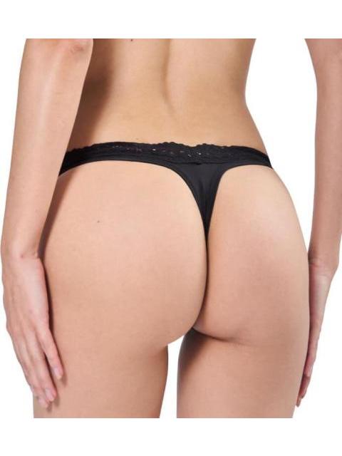 PANTY SET DE 3 BRAZILIANS BLANCO/NEGRO LOVE TO LOUNGE - Imagen 6