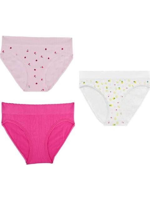 PANTY SET DE 3 PIEZAS BIKINI ROSA LOVE TO LOUNGE