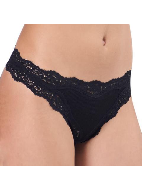 PANTY SET DE 3 PIEZAS BRAZILIAN NEGRO LOVE TO LOUNGE - Imagen 2