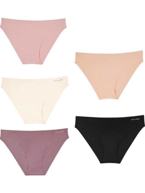 PANTY SET DE 5 PIEZAS BIKINI NEGRO LOVE TO LOUNGE