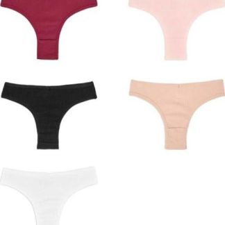 PANTY SET DE 5 PIEZAS BRAZILIAN BLANCO LOVE TO LOUNGE