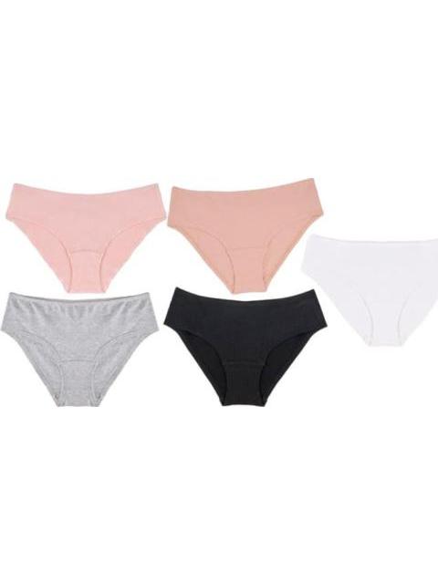 PANTY SET DE 5 PIEZAS HIPSTER NEGRO LOVE TO LOUNGE