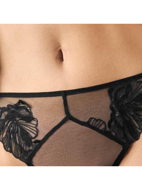 PANTY TIPO TANGA NEGRO LOVE TO LOUNGE - Imagen 4