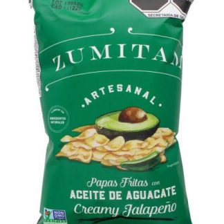 PAPAS ACEITE DE AGUACATE CREAMY JALAPEÑO 40 G ZUMITAM