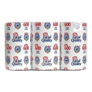 PAPEL HIGIENICO BIG QLTY 600 HOJAS 6 ROLLOS