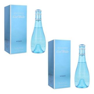PAQUETE 2X1 COOL WATER 100 ML EDT SPRAY PARA DAMA