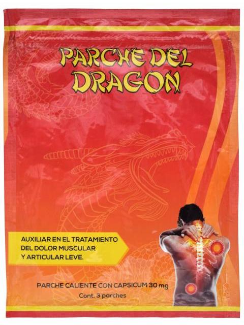 PARCHE DEL DRAGON 3 PIEZAS ANAHUAC