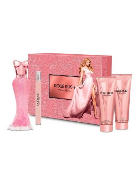 PARIS HILTON SET ROSE RUSH 4 PZS 100ML EDP - Imagen 3