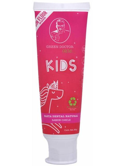 PASTA DENTAL NATURAL CHICLE 85 G GREEN DOCTOR
