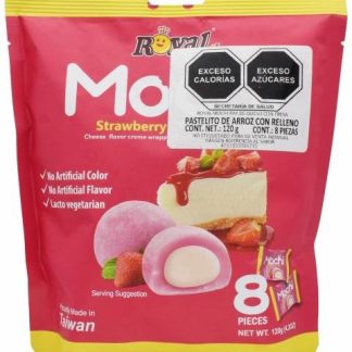 PASTELITO DE ARROZ PAY DE QUESO FRESA 120 G ROYAL MOCHI