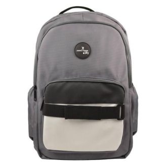 PC085201 MOCHILA ESCOLAR PARA NINOS MULTIPLES COMPARTIMENTOS MODELO LOOPY COLOR GRIS | PERFECT CHOICE