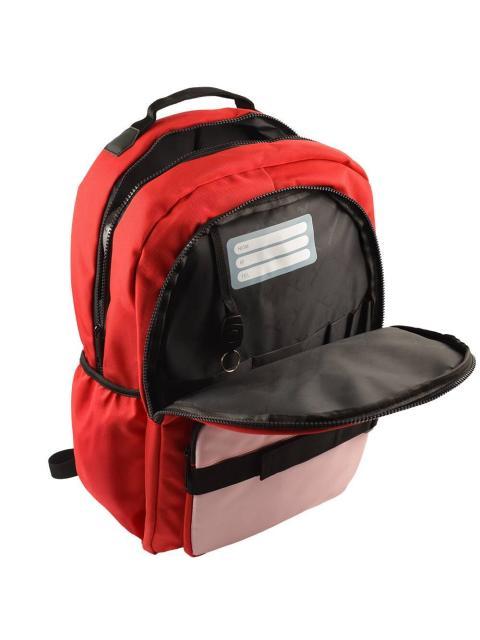 PC085225 MOCHILA ESCOLAR PARA NINOS MULTIPLES COMPARTIMENTOS MODELO LOOPY COLOR ROJO | PERFECT CHOICE - Imagen 4