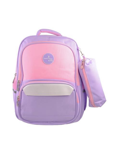 PC085249 MOCHILA ESCOLAR INFANTIL MULTIPLES COMPARTIMENTOS MODELO BOOKERY COLOR PURPURA | PERFECT CHOICE