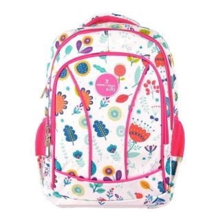 PC085317 MOCHILA ESCOLAR INFANTIL MULTIPLES COMPARTIMENTOS MODEO BROOKLYN FLORES | PERFECT CHOICE