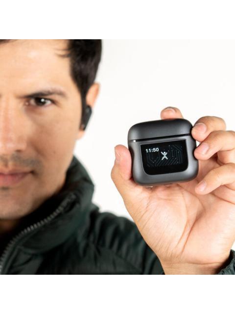 PERFECT CHOICE AUDIFONOS INTRAURICULARES CON MICROFONO SONOR INALAMBRICO BLUETOOTH NEGRO - Imagen 6