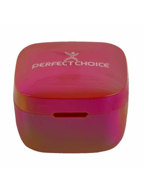PERFECT CHOICE AUDIFONOS INTRAURICULARES CON MICROFONO TWS MINI PEARL INALAMBRICO BLUETOOTH USB-C ROJO - Imagen 4