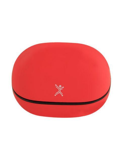 PERFECT CHOICE AUDIFONOS INTRAURICULARES CON MICROFONO TWS MINI TINY BEATS INALAMBRICO BLUETOOTH USB-C ROJO - Imagen 4