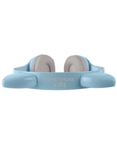 PERFECT CHOICE AUDIFONOS PARA NINOS CATTO BLUETOOTH ALAMBRICO-INALAMBRICO 3.5MM AZUL - Imagen 4