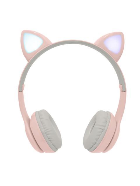 PERFECT CHOICE AUDIFONOS PARA NINOS CATTO BLUETOOTH ALAMBRICO-INALAMBRICO 3.5MM ROSA - Imagen 4