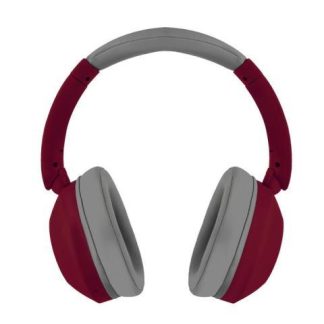PERFECT CHOICE AUDIFONOS SOUNDIA BLUETOOTH INALAMBRICO USB-C ROJO