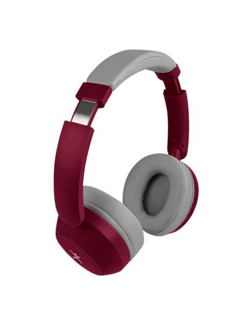 PERFECT CHOICE AUDIFONOS SOUNDIA BLUETOOTH INALAMBRICO USB-C ROJO - Imagen 2