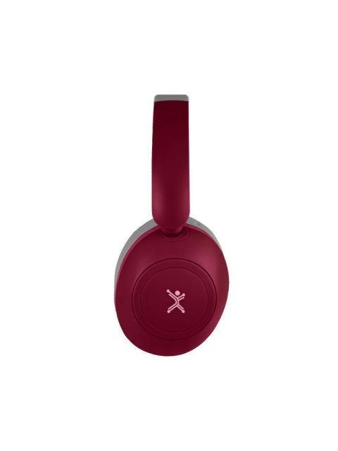 PERFECT CHOICE AUDIFONOS SOUNDIA BLUETOOTH INALAMBRICO USB-C ROJO - Imagen 4